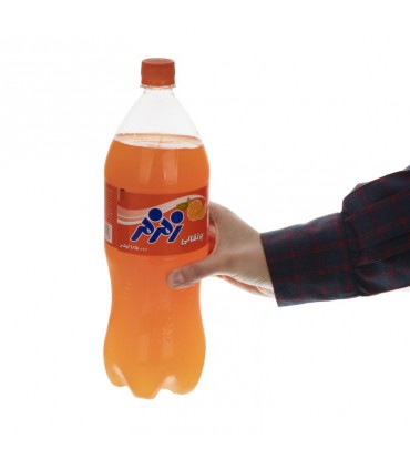 نوشابه پرتقال گاز دار زمزم - 1.5 لیتر