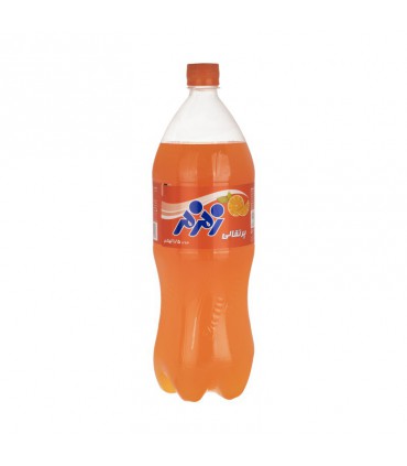 نوشابه پرتقال گاز دار زمزم - 1.5 لیتر