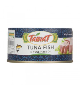 کنسرو ساده ماهی تون در روغن گیاهی طبیعت - 180 گرم