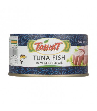 کنسرو ساده ماهی تون در روغن گیاهی طبیعت - 180 گرم