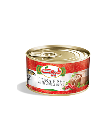 کنسرو تون ماهی فلفلی  طبیعت - 180 گرم