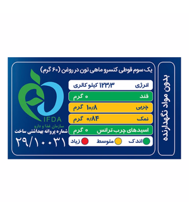 تن ماهی شویدی طبیعت