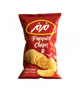 چیپس سیب زمینی مزمز با طعم فلفلی  - 65 گرم