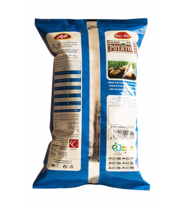 چیپس ساده مزمز – طعم بی‌نظیر و تردی خاص در بسته‌بندی بهداشتی