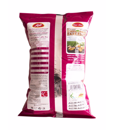 چیپس سرکه نمکی مزمز - 60 گرم