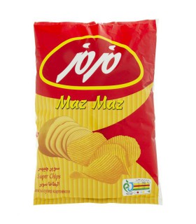 سوپر چیپس نمکی مزمز مقدار 240 گرم