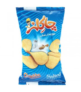 چیپس موجدار نمک چاکلز مقدار 125 گرم