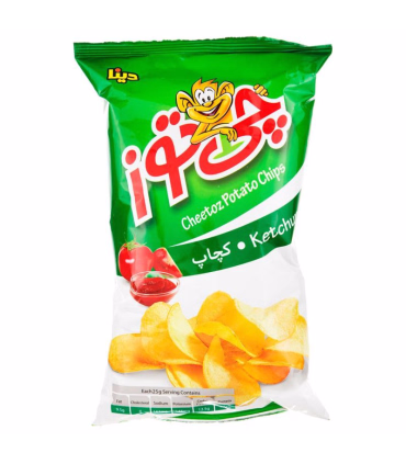 چیپس کچاپ چی توز مقدار 60 گرم
