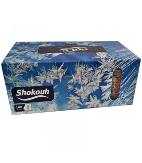 دستمال کاغذی 100 برگ شکوه مدل برف