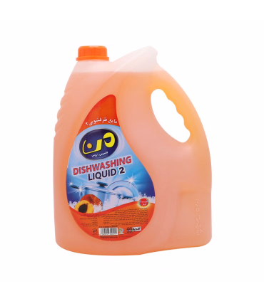 مایع ظرفشویی من با رایحه ی هلو حجم 4 لیتر