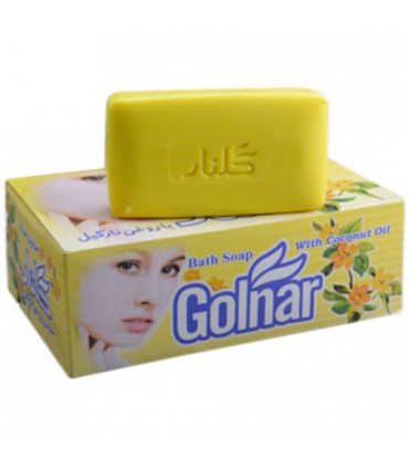 صابون حمام گلنار مدل زرد بسته ی 6 عددی