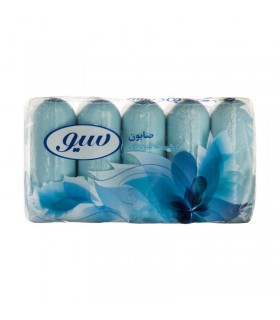 صابون حمام سیو مدل آبی بسته ی 5 عددی