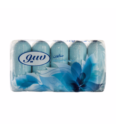 صابون حمام سیو مدل آبی بسته ی 5 عددی