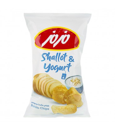 چیپس برگه سیب زمینی مزمز با طعم ماست موسیر 30 گرم