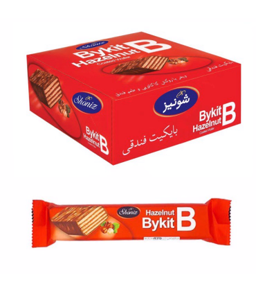 ویفر فندقی با روکش کاکائویی بایکیت شونیز - 45 گرم