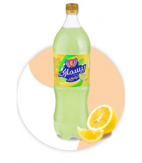 نوشابه گازدار رنگی با طعم لیمو  بیسمارک  -1.5 لیتر