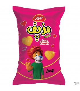 اسنک پنیری قلبی  مزپف مزمز- 50 گرم