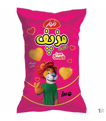 برند: مزمز  نوع محصول: پفک قلبی  طعم: پنیر