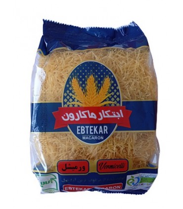 رشته سوپ ورمیشل ابتکار ماکارون ۴۱۲ گرم | تولید شده با آرد نول مرغوب