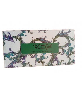 دستمال کاغذی - 100 برگ دو لایه رز گل ROZ GOl