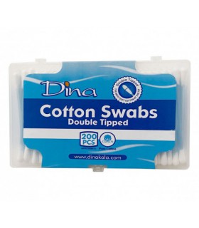 گوش پاکن دینا تهیه شده از 100٪ پنبه هیدروفیل - 200 عددی