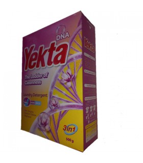 پودر رختشویی دستی یکتا مدل دی ان ای - 500 گرمی