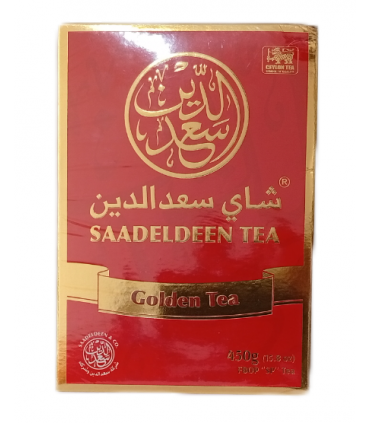 چای سیاه گلد سعدالدین - بسته 450 گرمی