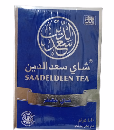 چای سیاه معطر سعدالدین – انتخابی خوش‌عطر برای پذیرایی (450 گرم)