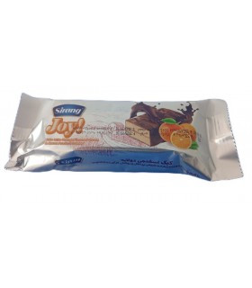 کیک اسفنجی دو لایه با طعم طبیعی پرتقال و روکش کاکائویی سیرنگ -55 گرم