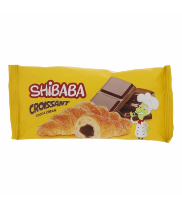 کروسان شیبابا با مغز کرم کاکائو خوشمزه 50 گرمی | میان‌وعده‌ای تازه و انرژی‌زا