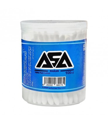 گوش پاک کن آسا بسته 100 عددی سریال 00075