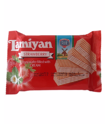 ویفر بالشتی لامیان ۵۰ گرمی | تنوع طعم بی‌نظیر برای هر ذائقه