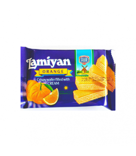 ویفر بالشتی لامیان با طعم پرتقالی - 50 گرمی