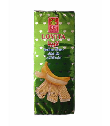 ویفر موزی لاویتا آناتا ۳۰ گرمی | طعمی خوشمزه و ملایم با بافتی سبک و ترد