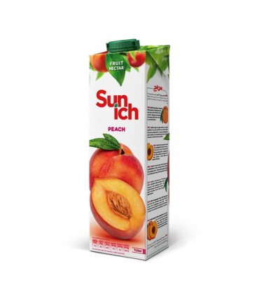 آبمیوه پاکتی سن ایچ با طعم هلو - 1 لیتری