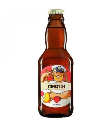 نوشیدنی مالت سن ایچ شیشه ای سری مالت ایچ با طعم هلو حجم 250 میلی لیتری