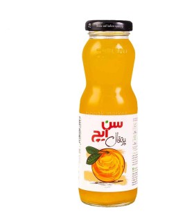 آبمیوه هلو شیشه ای سن ایچ حجم 200 میلی لیتری