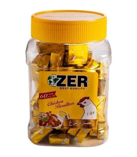 عصاره گوشت مرغ زر ۶۰ عددی | طعم‌دهنده قوی و طبیعی برای انواع غذاها