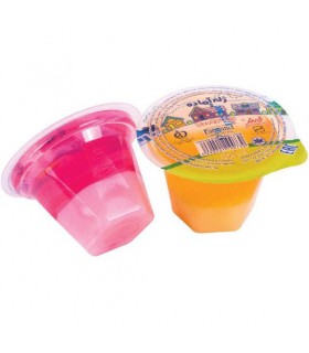 ژله آماده دو رنگ افشنگ  - 80 گرم