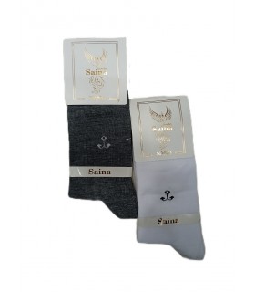 جوراب رنگی مردانه  نانو سانیا پاشنه و پنجه دوبل