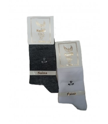 جوراب رنگی مردانه  نانو سانیا پاشنه و پنجه دوبل