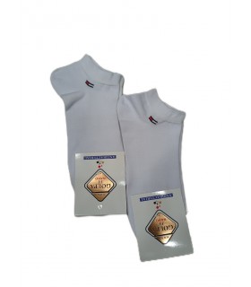 جوراب مردانه مچی سفید گلپا