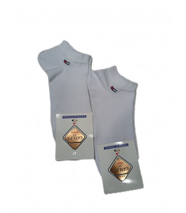 جوراب مردانه مچی سفید گلپا