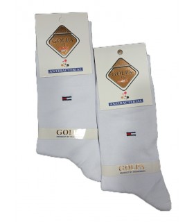 جوراب گلپا بلند مردانه خالص سفید