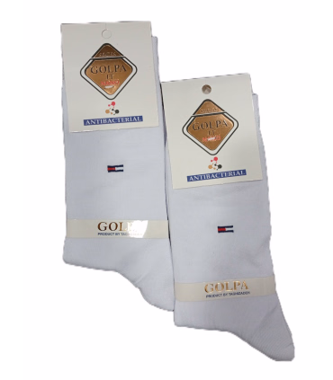 جوراب گلپا بلند مردانه خالص سفید | راحتی، کیفیت و دوام بی‌نظیر