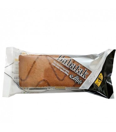 کیک دولایه باباتک دو رنگ بابانا 85 گرمی | ترکیب خوشمزه وانیل و کاکائو