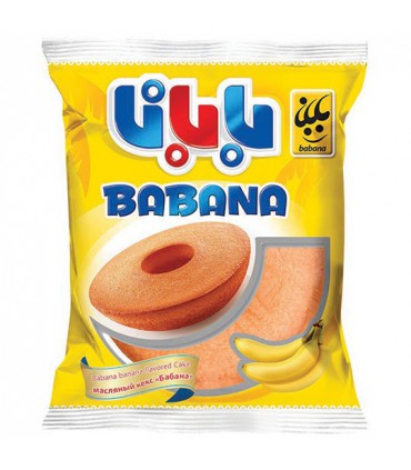 کیک حلقه ای بابانا موزی 60 گرمی