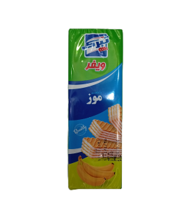 ویفر با طعم موز تبرک - 120 گرم