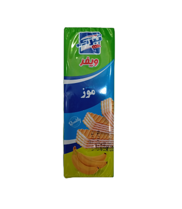 ویفر با طعم موز تبرک - 120 گرم