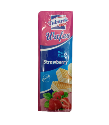 ویفر با طعم توت فرنگی تبرک - 120 گرم